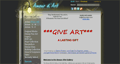 Desktop Screenshot of amourdart.com